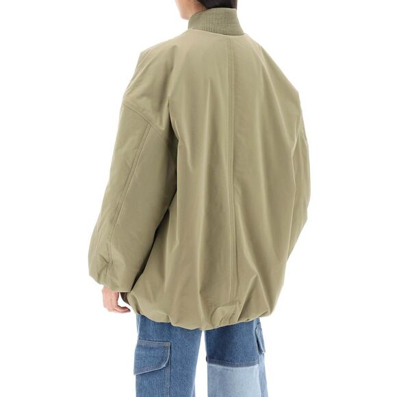GANNI Oversized Midi Bomber Jacket - Picture 3 of 4